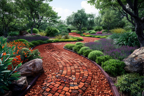 Création d'une allée de jardin esthétique